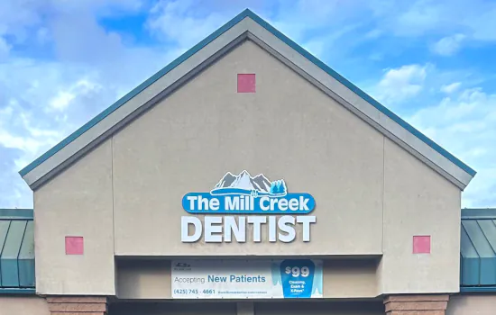The Mill Creek Dentist Sign